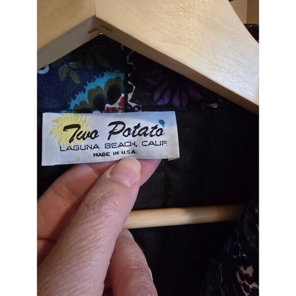 Vintage 70s Two potato quilted lightweight jacket/ blazer - Picture 2 of 7